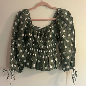 Faithfull the Brand Linen Blouse size Small